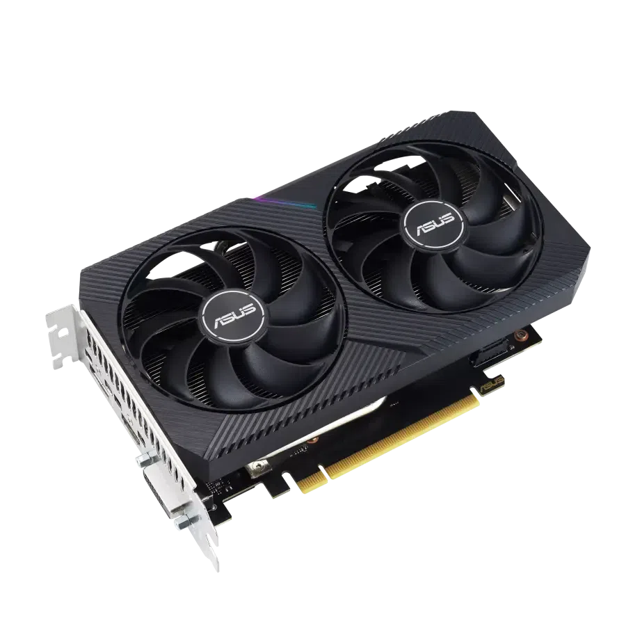 Видеокарта ASUS DUAL-RTX3050-O8G-V2, 8GB GDDR6 128бит (DUAL-RTX3050-O8G-V2)