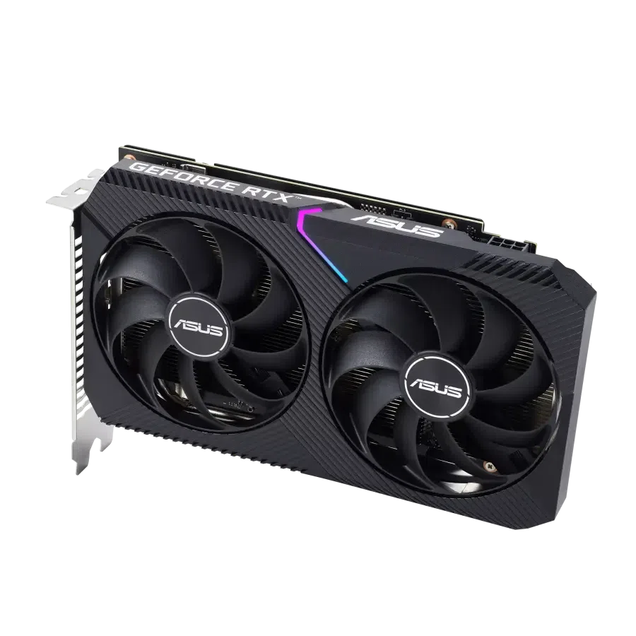 Видеокарта ASUS DUAL-RTX3050-O8G-V2, 8GB GDDR6 128бит (DUAL-RTX3050-O8G-V2)