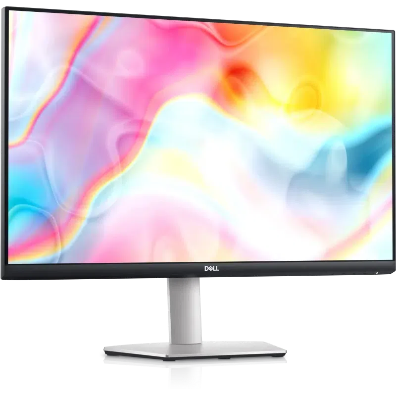 27" Monitor DELL S2722QC, IPS 3840x2160 4K UHD, Argintiu