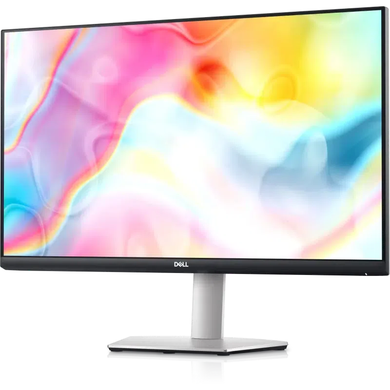 27" Monitor DELL S2722QC, IPS 3840x2160 4K UHD, Argintiu