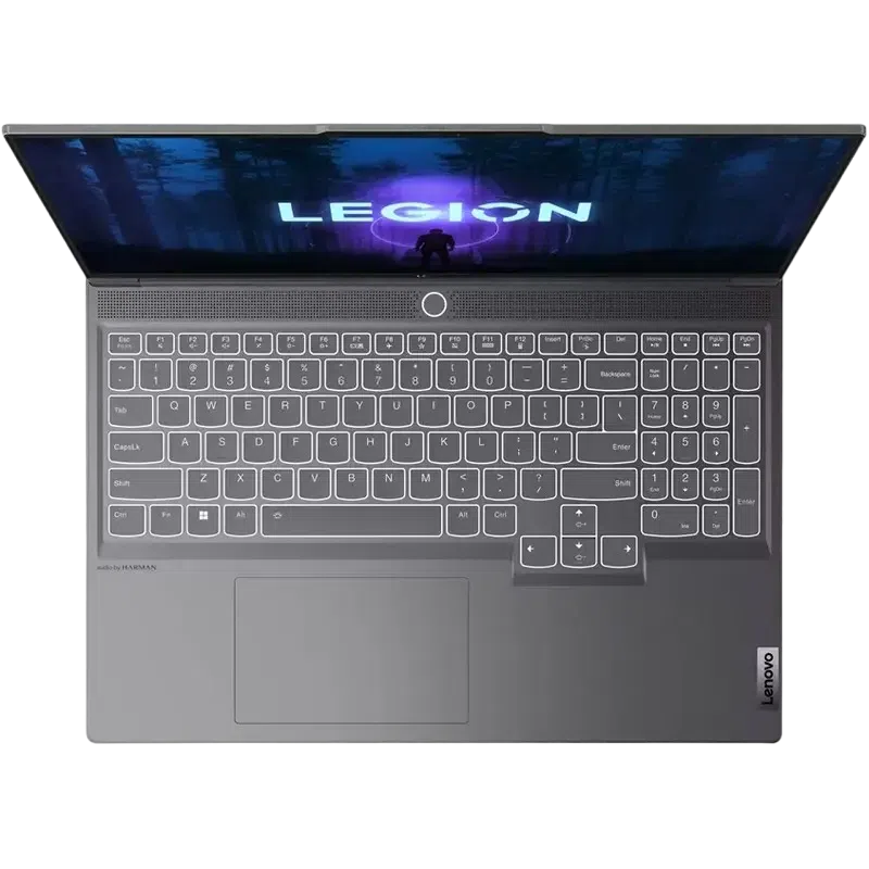 Laptop Gaming 16" Lenovo Legion Slim 7 16IRH8, Storm Grey, Intel Core i9-13900H, 32GB/1024GB, Fără SO