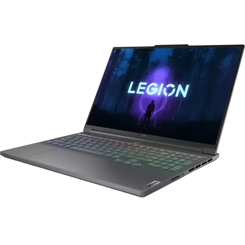 Laptop Gaming 16" Lenovo Legion Slim 7 16IRH8, Storm Grey, Intel Core i9-13900H, 32GB/1024GB, Fără SO