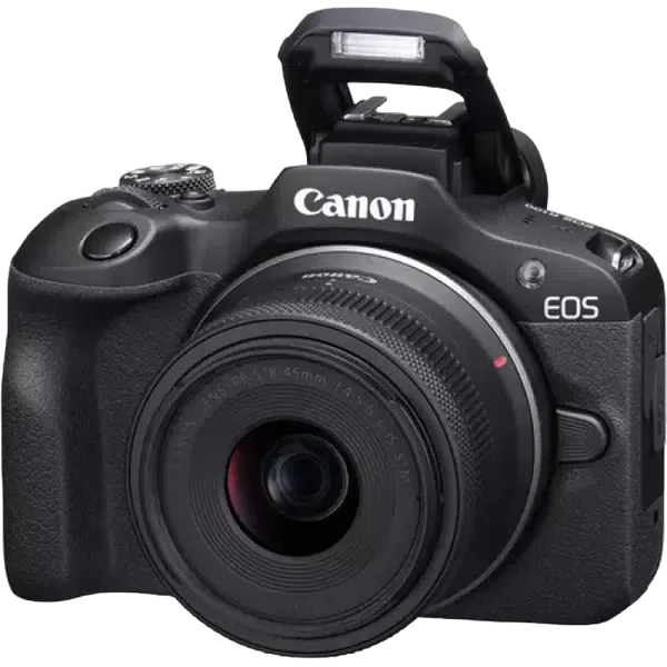 Беззеркальный фотоаппарат Canon EOS R100 Black & RF-S 18-45mm f/4.5-6.3 IS STM KIT, Чёрный