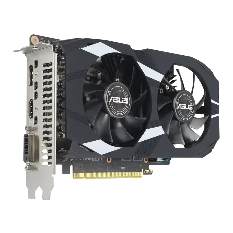 Placă Video ASUS DUAL-GTX1650-O4GD6-P-EVO, 4GB GDDR6 128bit (DUAL-GTX1650-O4GD6-P-EVO)