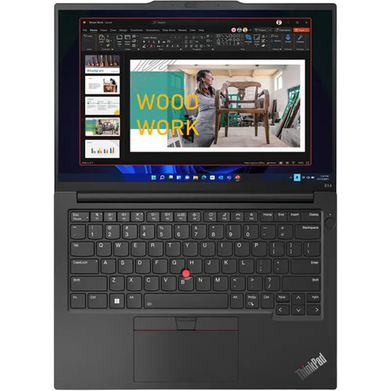 Laptop Business 14" Lenovo ThinkPad E14 Gen 5, Graphite Black, Intel Core i5-1335U, 16GB/512GB, Fără SO