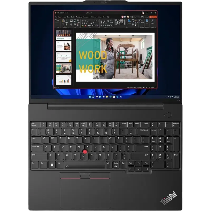 Laptop Business 16" Lenovo ThinkPad E16 Gen 1, Graphite Black, Intel Core i5-1335U, 16GB/512GB, Fără SO