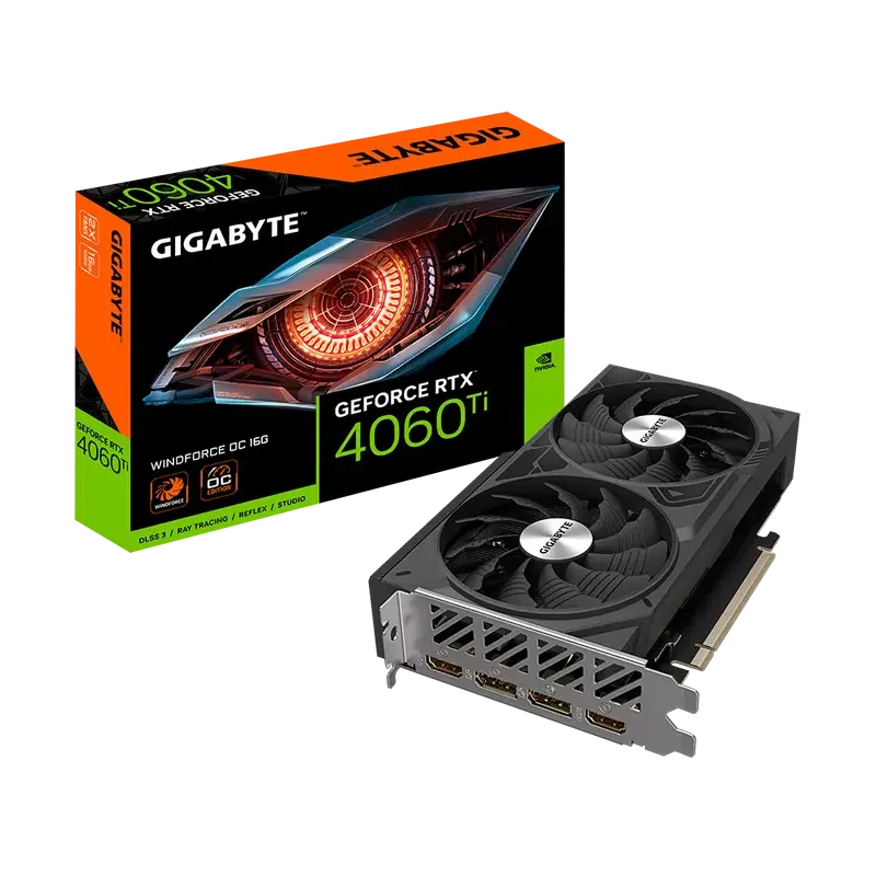 Placă Video Gigabyte GV-N406TWF2OC-16GD, 16GB GDDR6 128bit (GV-N406TWF2OC-16GD)