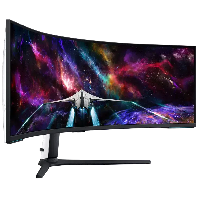 57" Игровой монитор Samsung S57CG95, VA 7680x2160, Белый | Черный