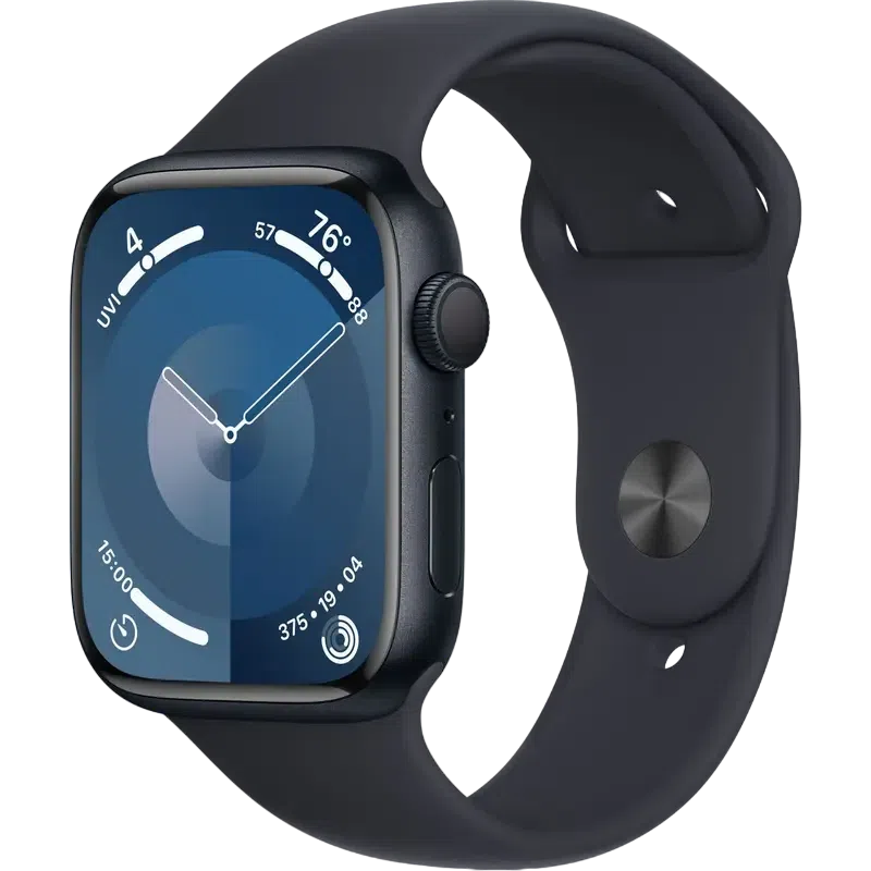 Apple Watch 9 GPS 45mm Aluminiu Midnight Silicon Midnight