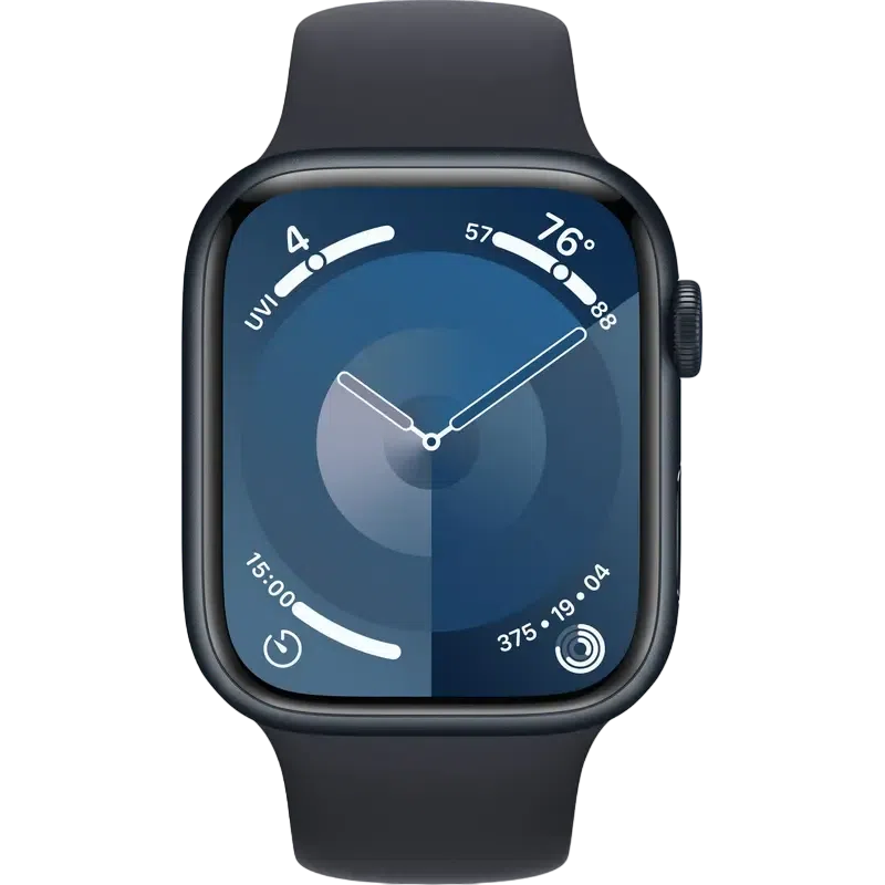 Apple Watch 9 GPS 45mm Aluminiu Midnight Silicon Midnight