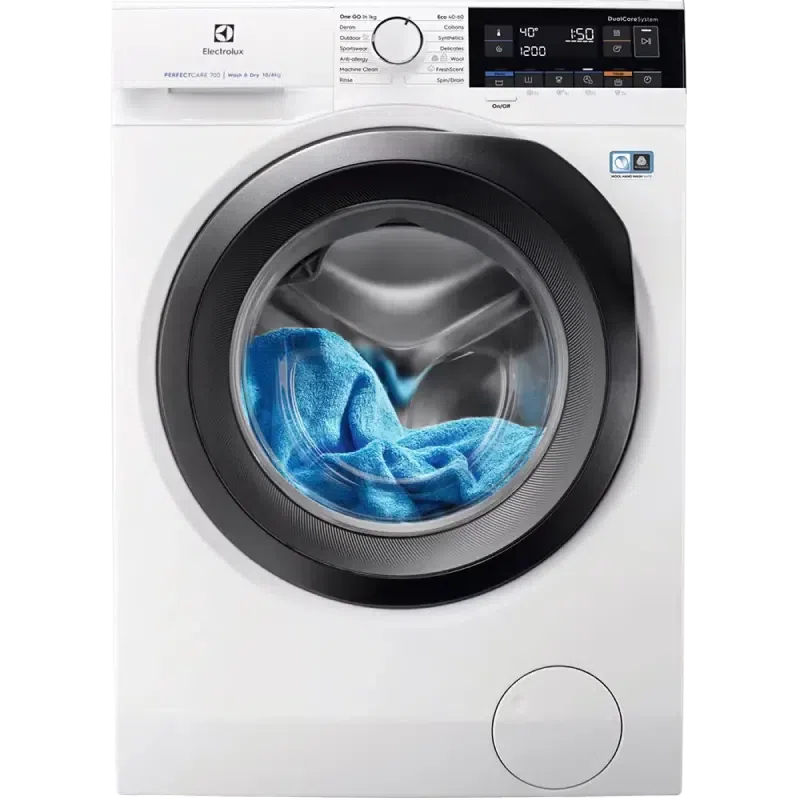 Mașină de spălat cu uscător Electrolux EW7WP369S, 9kg, Alb