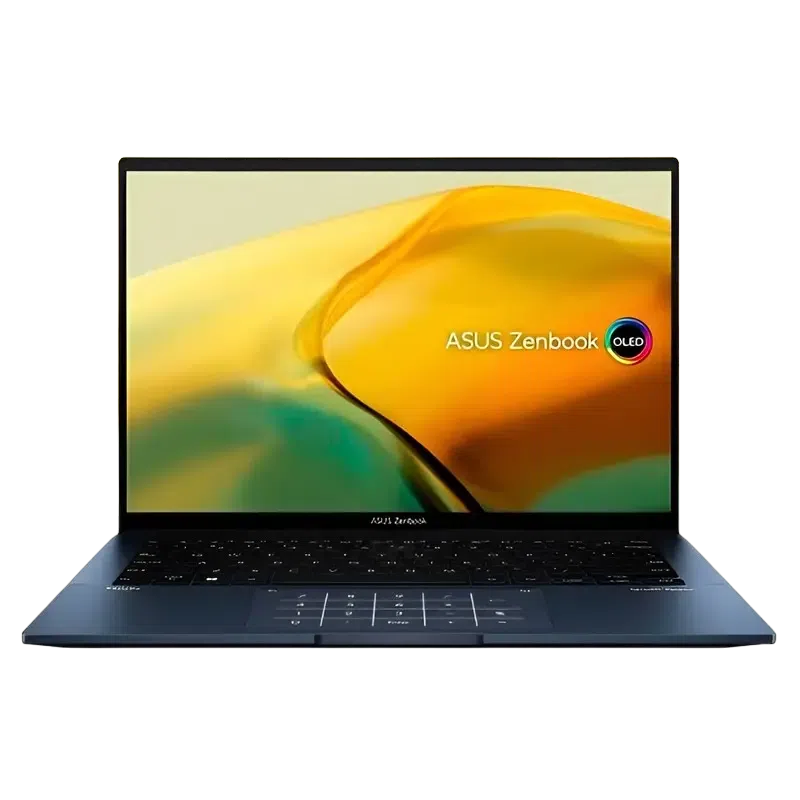 Laptop 14" ASUS Zenbook 14 OLED UX3405MA, Ponder Blue, Intel Core Ultra 7 155H, 16GB/1024GB, Fără SO