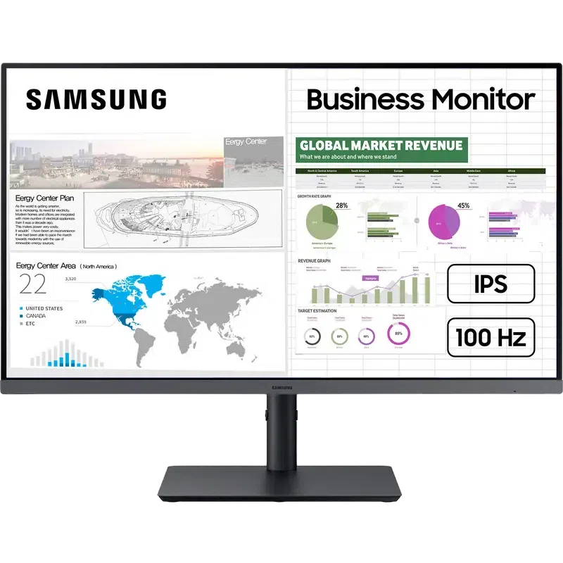 27" Monitor Samsung S27C430, IPS 1920x1080 FHD, Negru