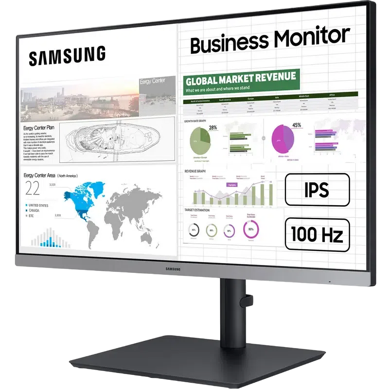 27" Monitor Samsung S27C430, IPS 1920x1080 FHD, Negru