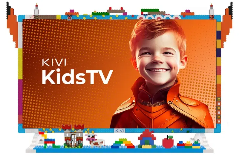 32" LED SMART Телевизор KIVI KidsTV, 1920x1080 FHD, Android TV, Синий