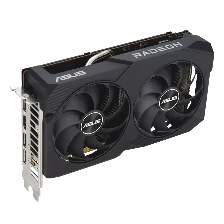 Placă Video ASUS DUAL-RX7600-O8G-V2, 8GB GDDR6 128bit (DUAL-RX7600-O8G-V2)