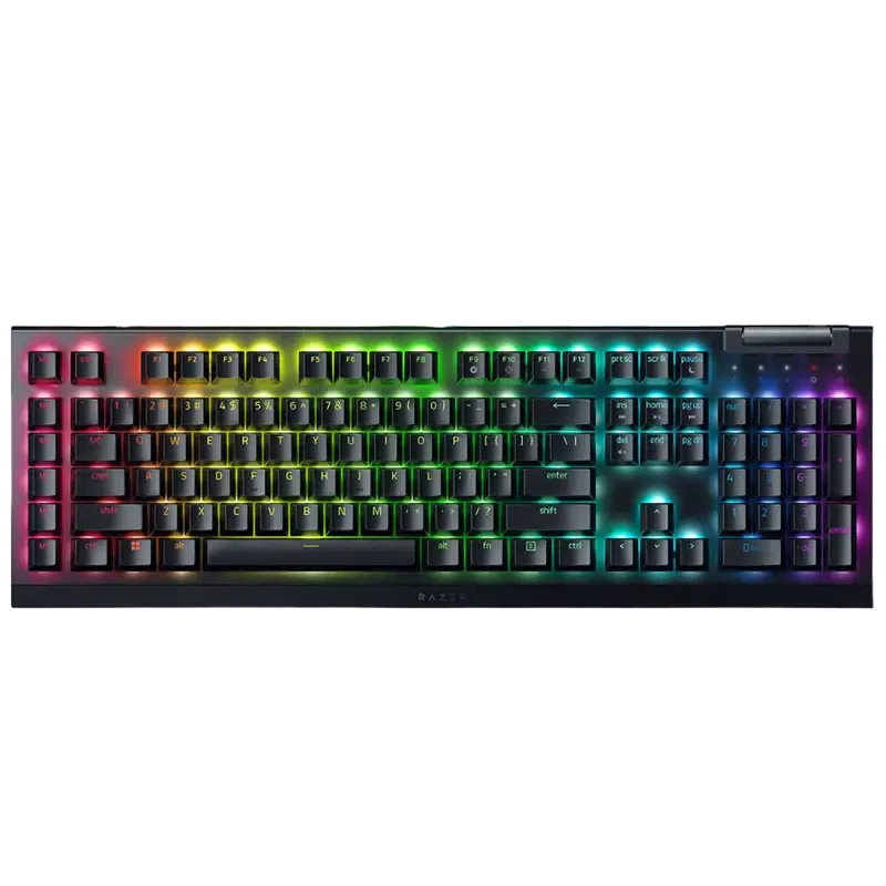 Gaming Keyboard Razer BlackWidow V4 X, Mechanical, Clicky SW, Aluminum, Macro, Digital Wheel, 6 Gaming keys, Doubleshot ABS, RGB, USB, EN, Black