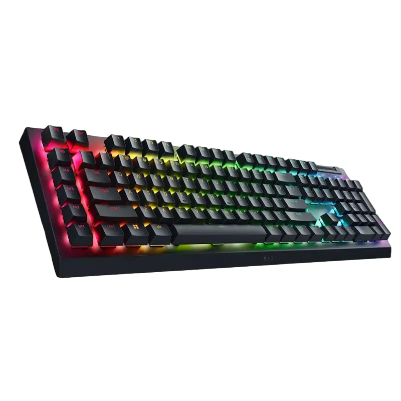 Gaming Keyboard Razer BlackWidow V4 X, Mechanical, Clicky SW, Aluminum, Macro, Digital Wheel, 6 Gaming keys, Doubleshot ABS, RGB, USB, EN, Black