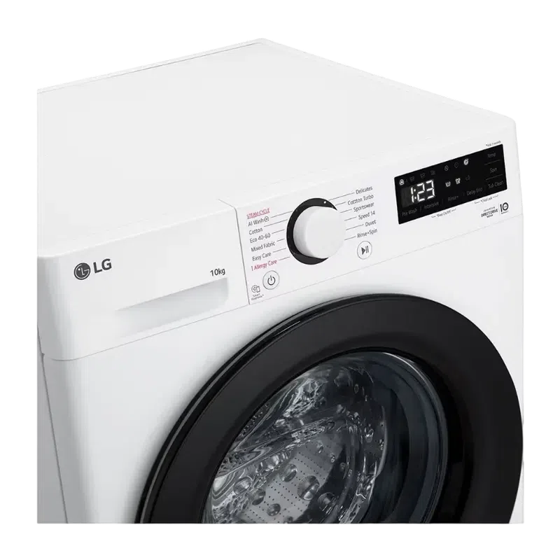 Mașină de spălat LG F4WR510SBW, 10kg, Alb