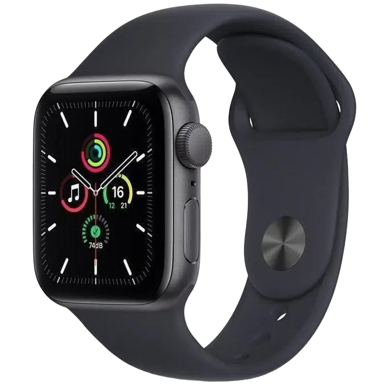 Apple Watch SE 2 (2023) 40mm Midnight Aluminium Case with Midnight Sport Band S/M