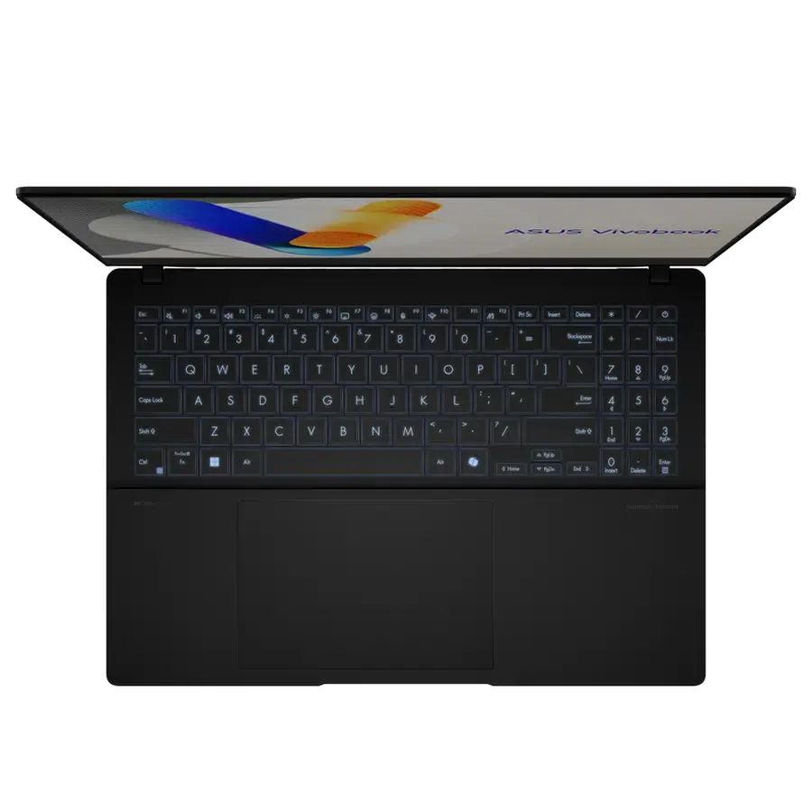 Laptop 15,6" ASUS Vivobook S 15 OLED S5506MA, Neutral Black, Intel Core Ultra 7 155H, 16GB/1024GB, Fără SO