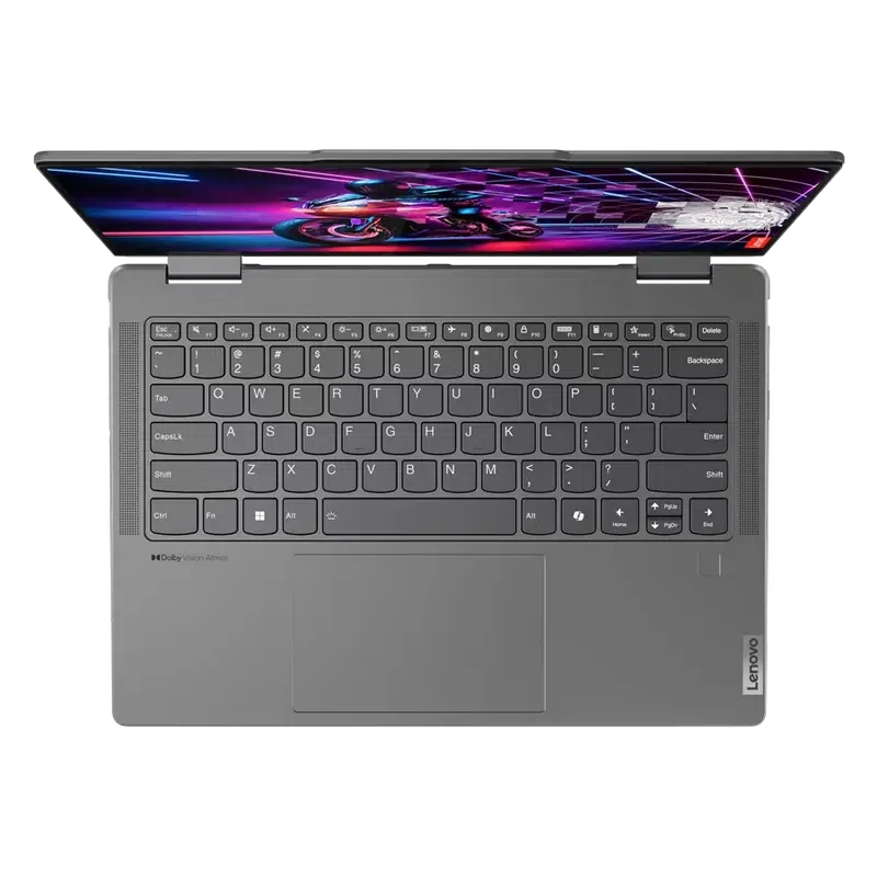 Laptop 14" Lenovo Yoga 7 2-in-1 14AHP9, Storm Grey, AMD Ryzen 7 8840HS, 16GB/1024GB, Windows 11 Home