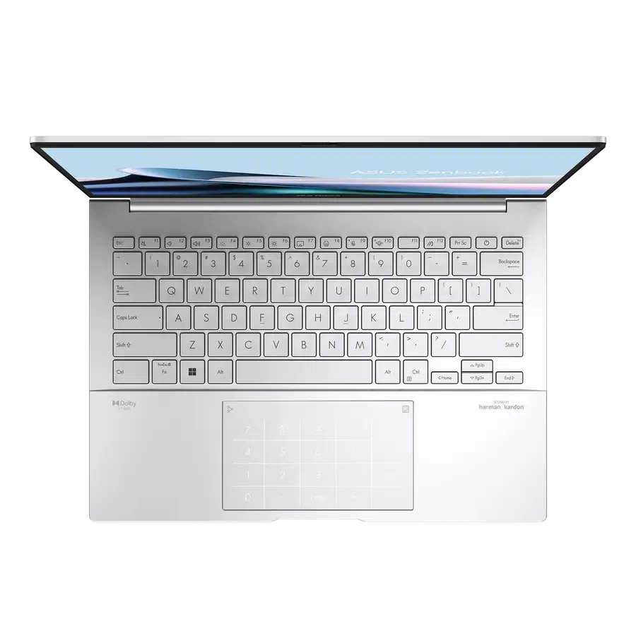 Ноутбук 14" ASUS Zenbook 14 OLED UX3405MA, Foggy Silver, Intel Core Ultra 7 155H, 16Гб/1024Гб, Windows 11 Home