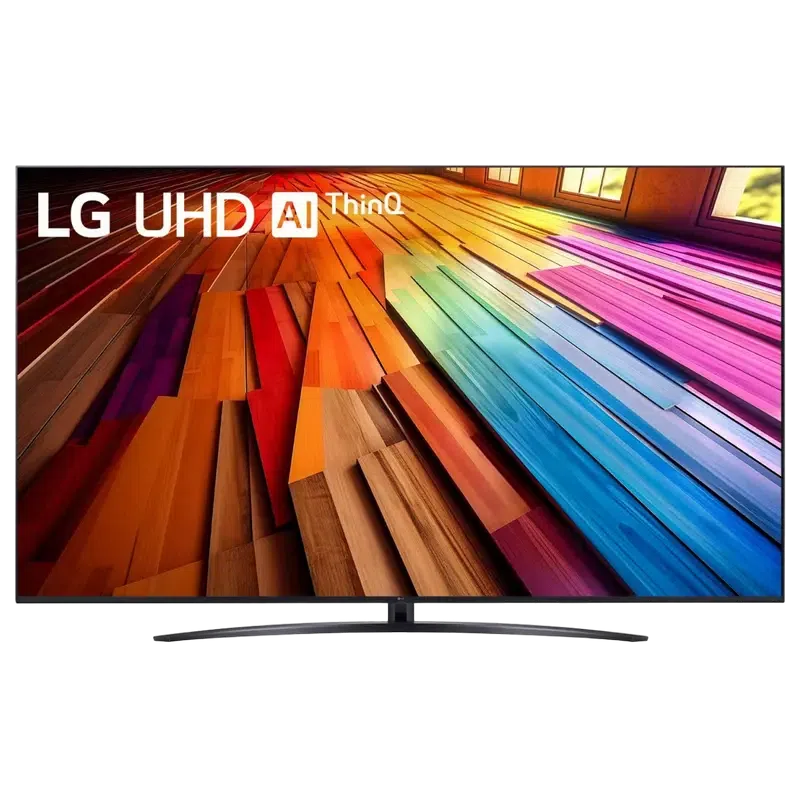 43" Лазерный SMART Телевизор LG 43UT81006LA, 3840x2160 4K UHD, webOS, Чёрный