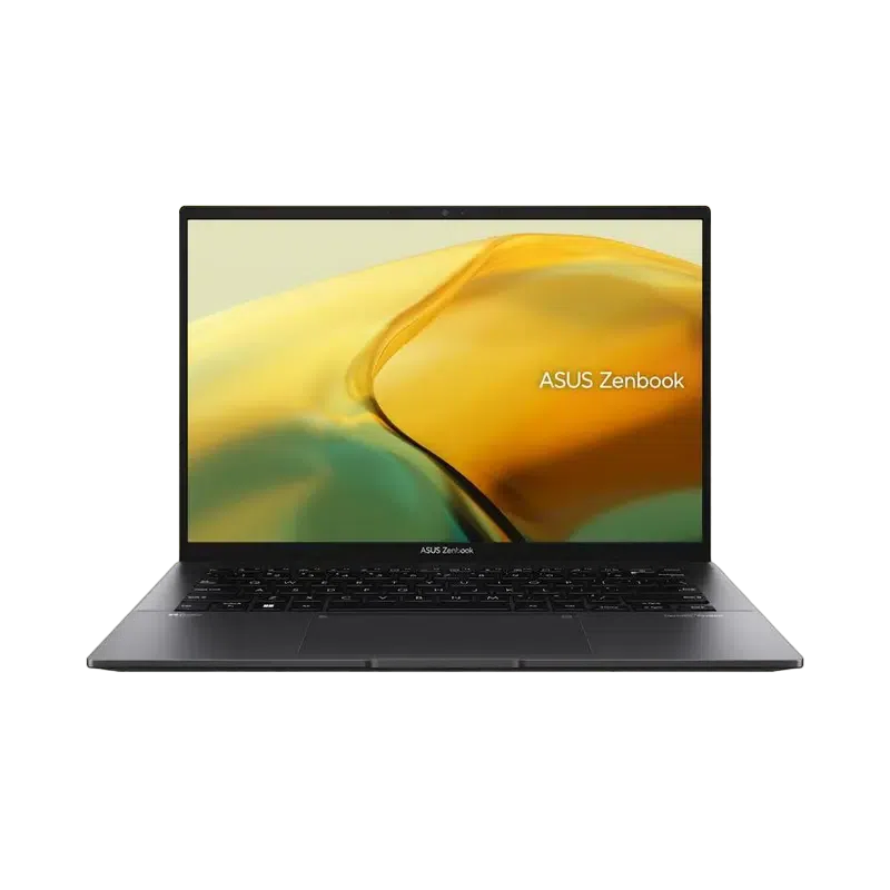 Laptop 14" ASUS Zenbook 14 OLED UM3402YA, Jade Black, AMD Ryzen 7 7730U, 16GB/1024GB, Fără SO