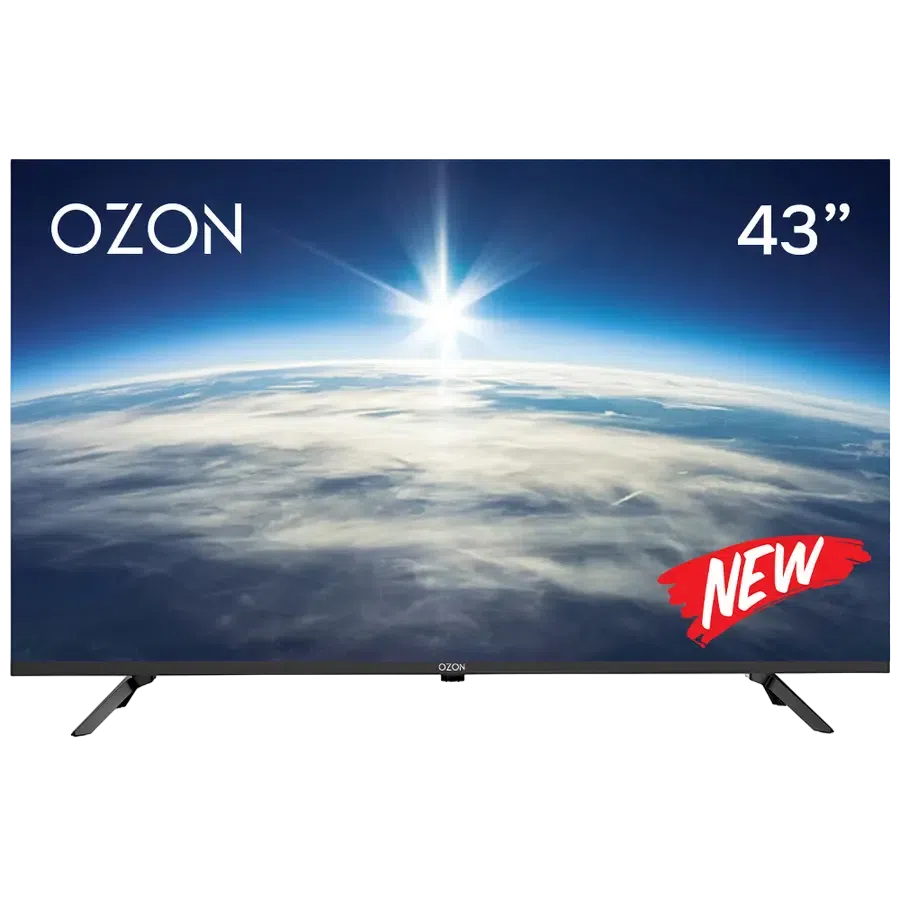 43" LED SMART TV OZON H43S7000R, 1920x1080 FHD, Android TV, Negru