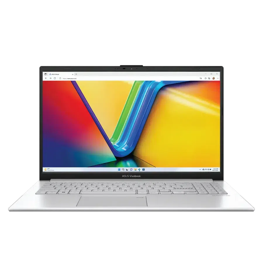 Laptop 15,6" ASUS Vivobook Go 15 E1504FA, Cool Silver, AMD Ryzen 5 7520U, 16GB/512GB, Fără SO