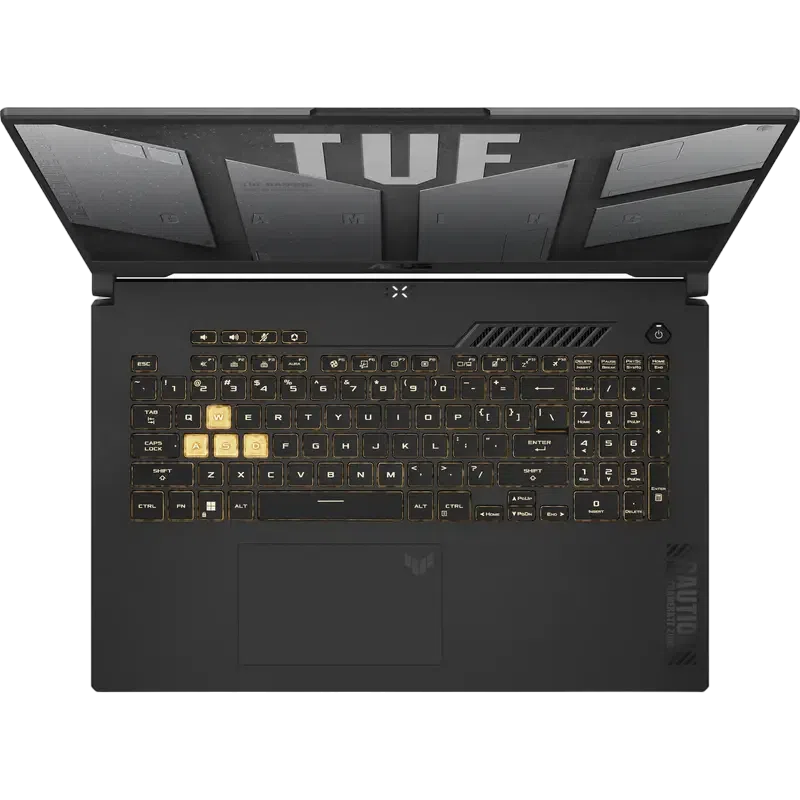 Игровой ноутбук 17,3" ASUS TUF Gaming F17 FX707VV, Mecha Gray, Intel Core i7-13620H, 16Гб/1024Гб, Без ОС