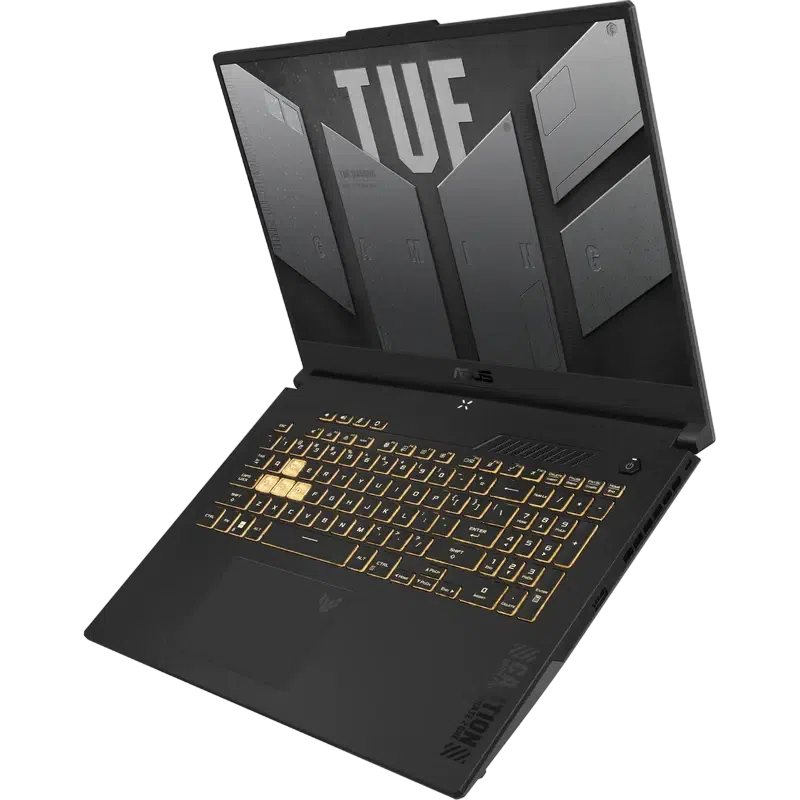 Laptop Gaming 17,3" ASUS TUF Gaming F17 FX707VV, Mecha Gray, Intel Core i7-13620H, 16GB/1024GB, Fără SO