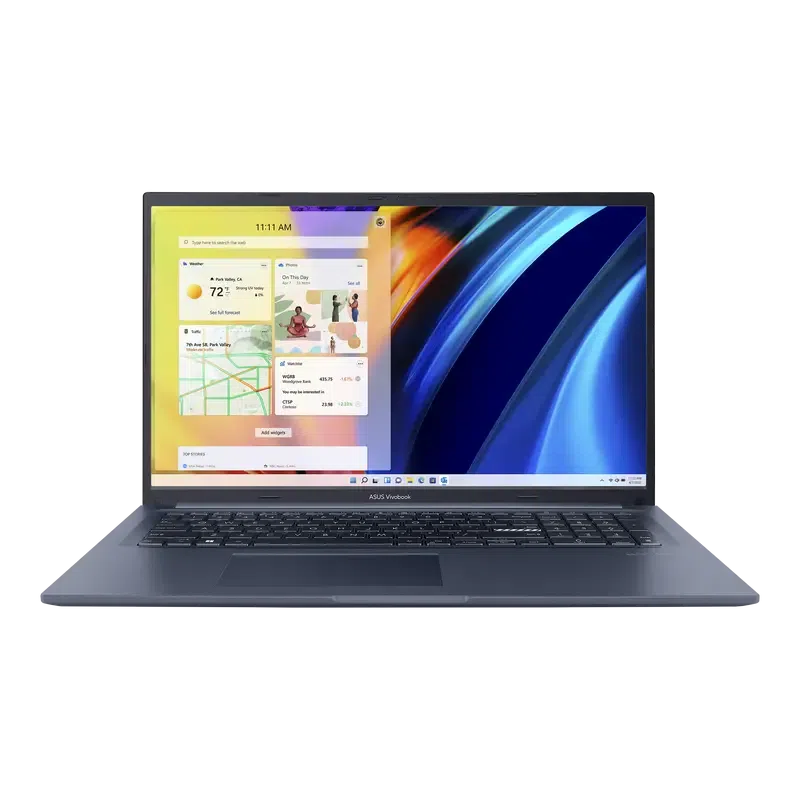 Laptop 17,3" ASUS Vivobook 17 X1704VA, Quiet Blue, Intel Core 5 120U, 16GB/512GB, Fără SO