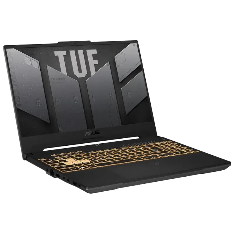 Laptop Gaming 15,6" ASUS TUF Gaming F15 FX507ZC4, Mecha Gray, Intel Core i7-12700H, 16GB/1024GB, Fără SO