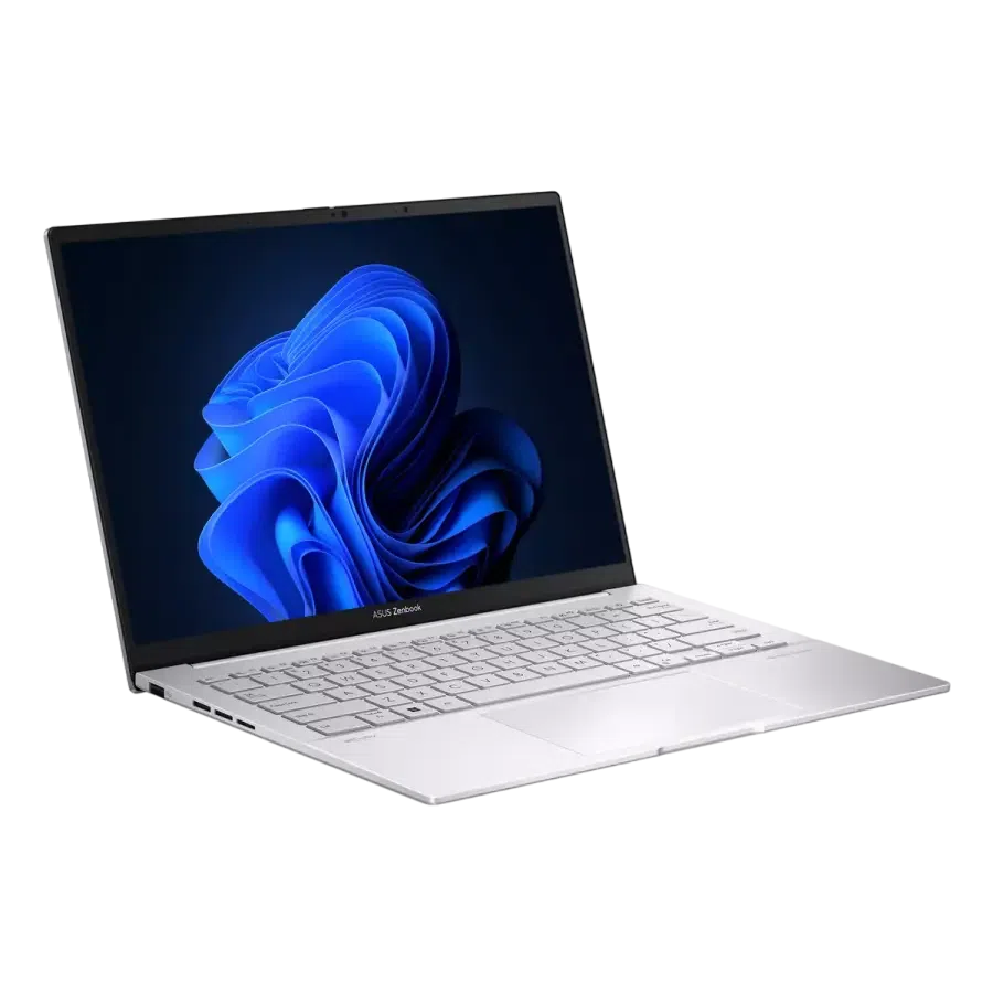 Laptop 14" ASUS Zenbook 14 OLED UX3405MA, Foggy Silver, Intel Core Ultra 7 155H, 16GB/1024GB, Fără SO