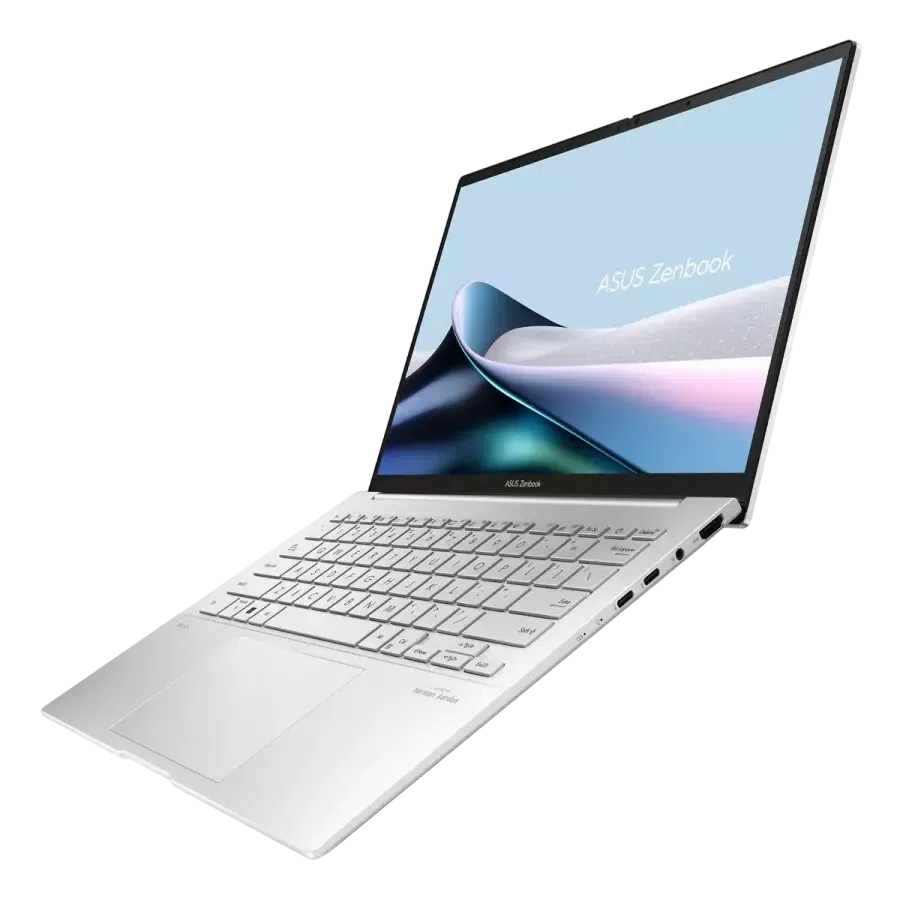 Laptop 14" ASUS Zenbook 14 OLED UX3405MA, Foggy Silver, Intel Core Ultra 7 155H, 16GB/1024GB, Fără SO