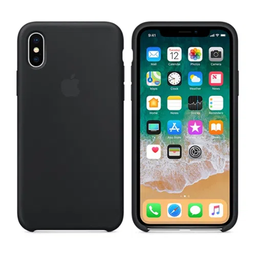 Silicon Case Premium Black for iPhone X/XS