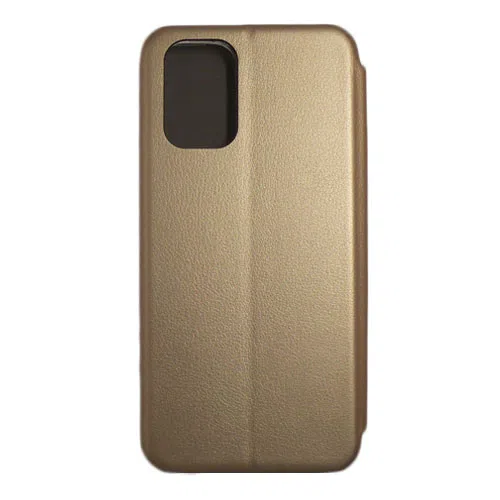Flip case Smooth/plain leather for Samsung Galaxy Gold