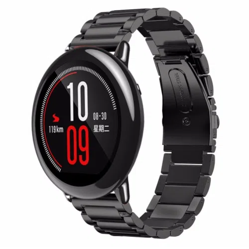 Ремешок металлический для Amazfit 22mm Black