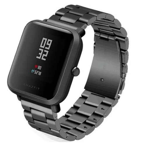 Curelușă din metal pentru Amazfit 20mm Black