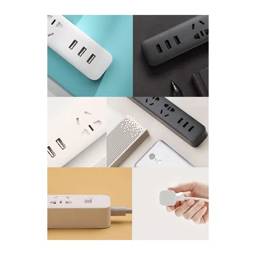 Удлинитель Mi Power Strip 3 USB Черный