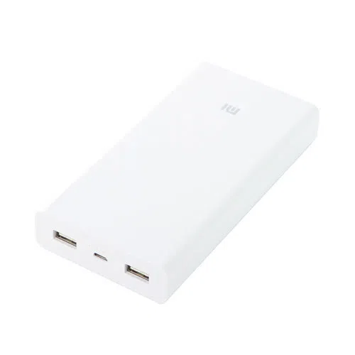 Портативный аккумулятор Xiaomi Mi Power Bank на 20000 мАч (Белый) в ...