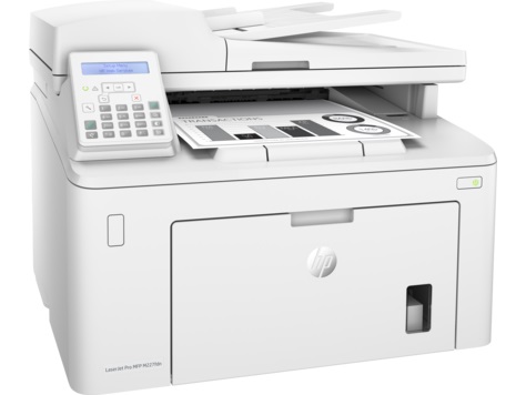 MFD HP LaserJet Pro M227fdn, White, A4, 28ppm, Fax, 256MB, up to 30000 monthly, 1200dpi, Duplex, 35 sheets ADF, Hi-Speed USB 2.0, Fast Ethernet 10/100Base-TX, HP ePrint, Apple AirPrint (CF230A ~1600 pages, CF230X~3500 pages)