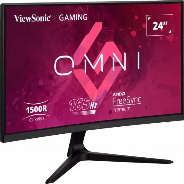 23.8" Monitor Gaming VIEWSONIC VX2418C / Curved / 1ms / 165Hz / Black