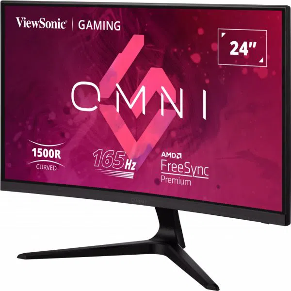 23.8" Игровой Монитор VIEWSONIC VX2418C / Curved / 1ms / 165Hz / Black