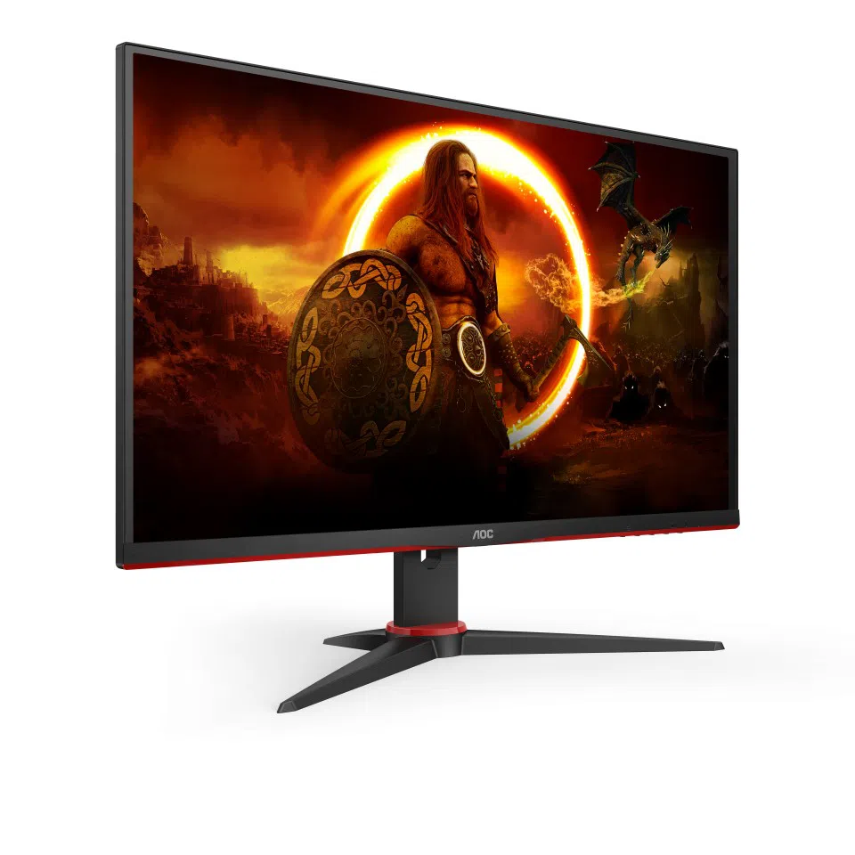 27.0" Игровой монитор AOC Q27G2E/BK / QHD / 1ms / 155 Hz / Black/Red