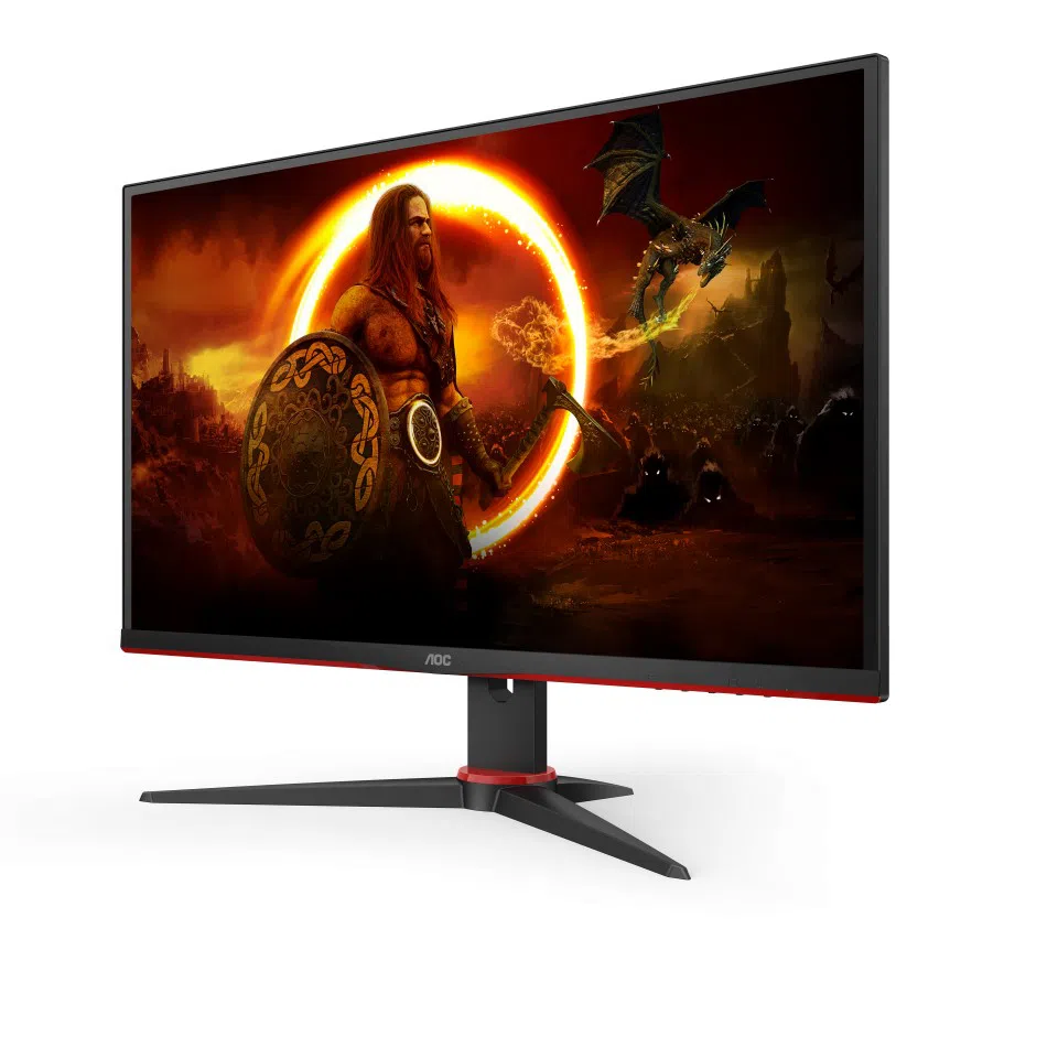 27.0" Monitor Gaming AOC Q27G2E/BK / QHD / 1ms / 155 Hz / Black/Red