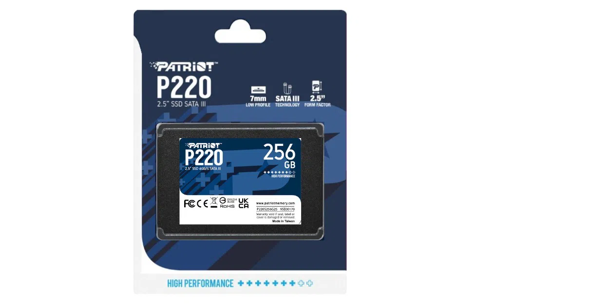 2,5" SSD Patriot P220 256GB