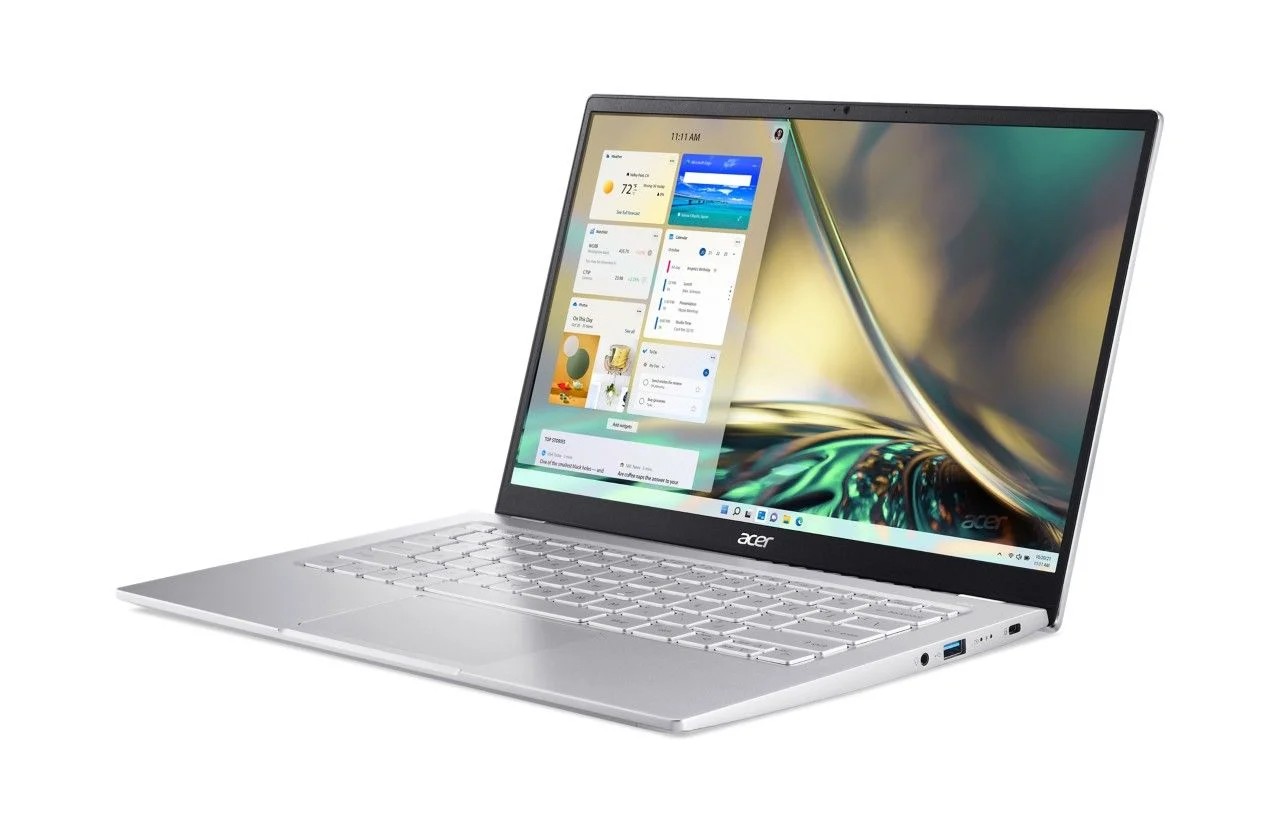 Ноутбуки 14.0" ACER Swift Go 14 (NX.KG3EU.002) / AMD Ryzen 7 / 16GB / 512GB SSD / Pure Silver